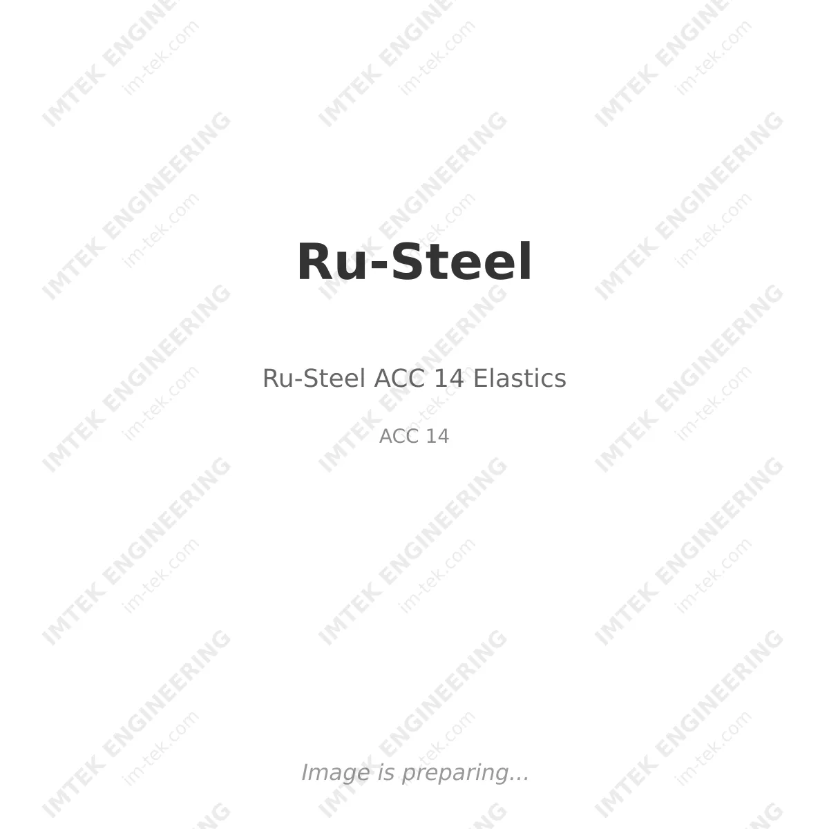 Ru-Steel ACC 14  Elastics