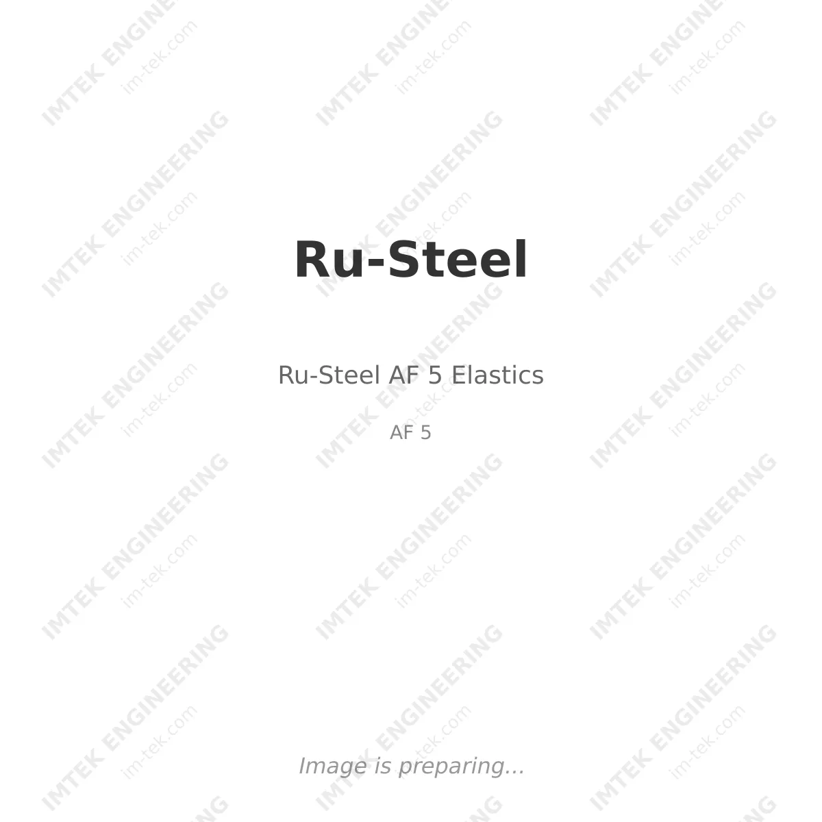 Ru-Steel AF 5  Elastics