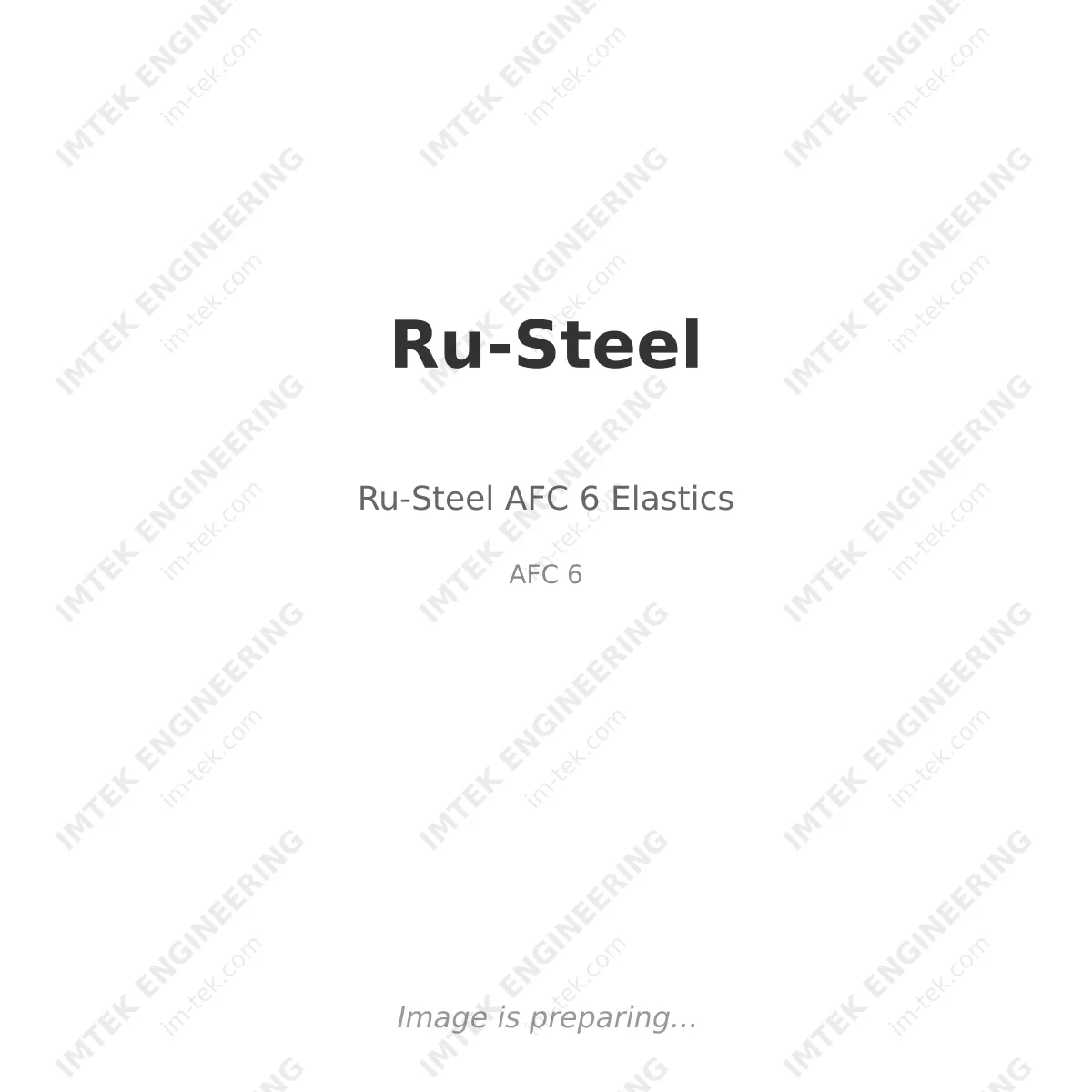 Ru-Steel AFC 6  Elastics