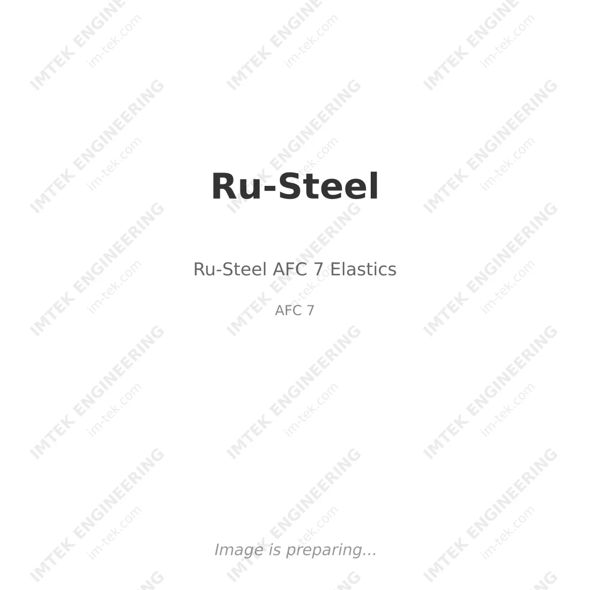 Ru-Steel AFC 7  Elastics