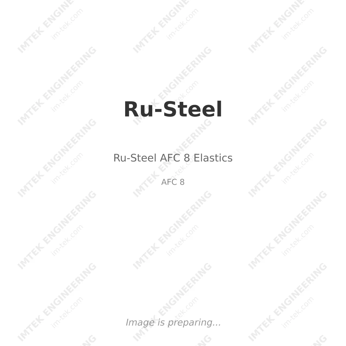 Ru-Steel AFC 8  Elastics