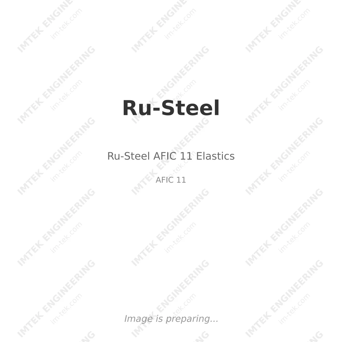 Ru-Steel AFIC 11  Elastics