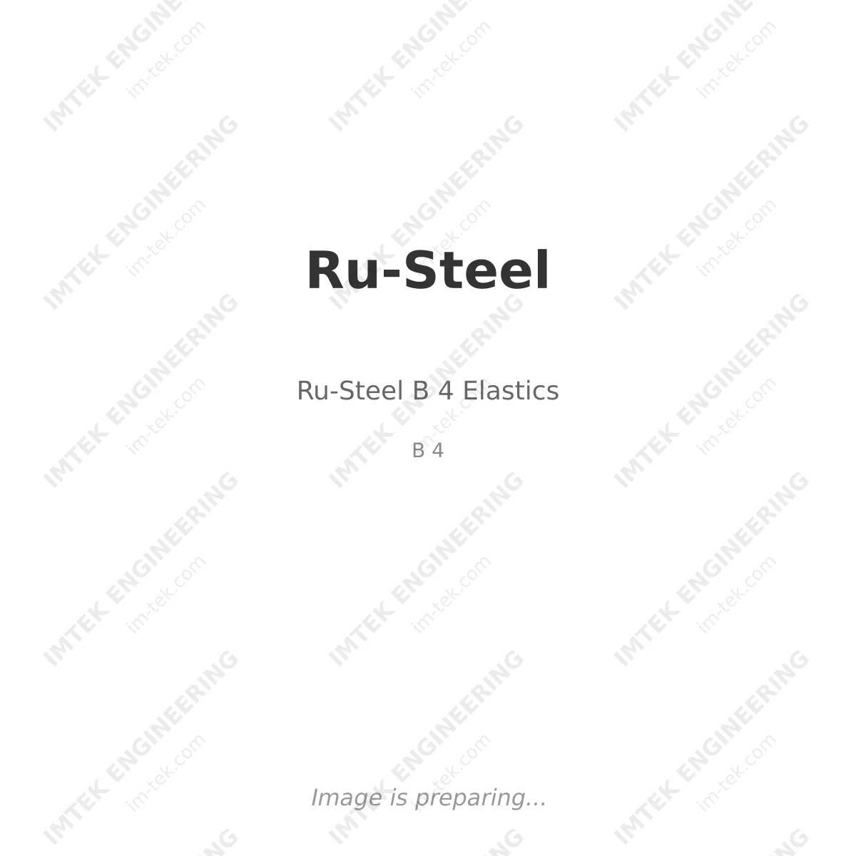Ru-Steel B 4  Elastics