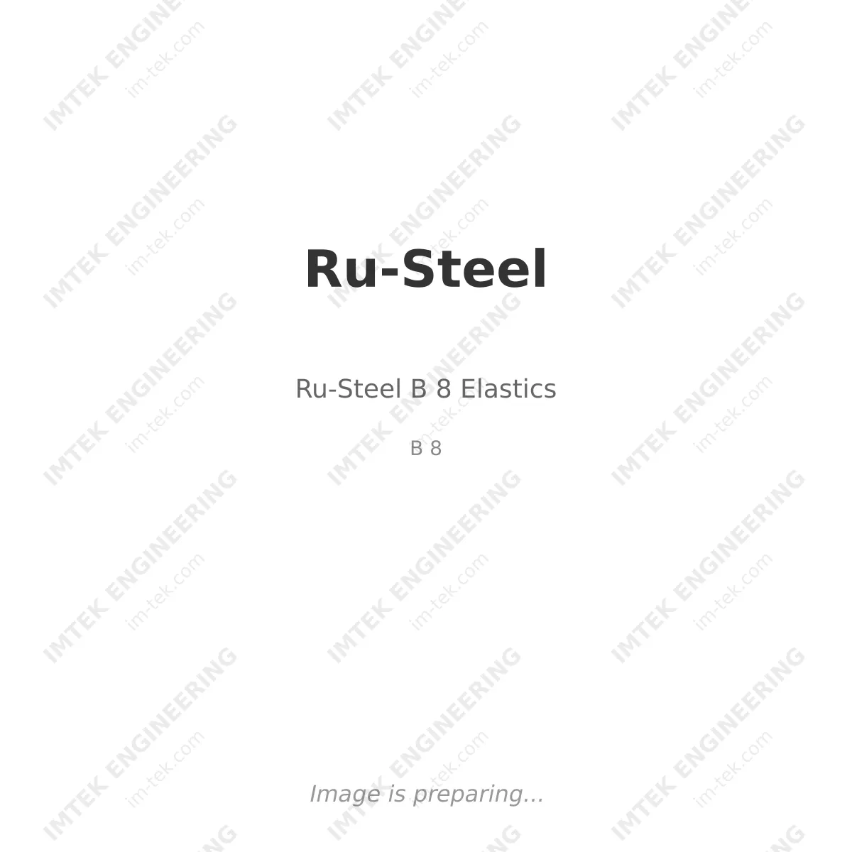 Ru-Steel B 8  Elastics