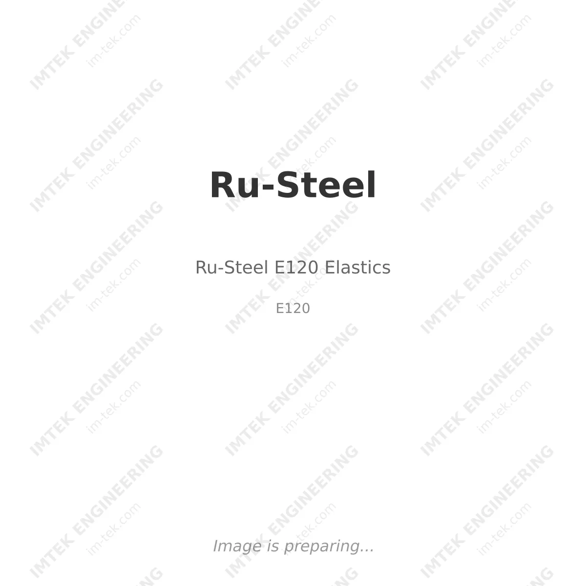 Ru-Steel E120  Elastics