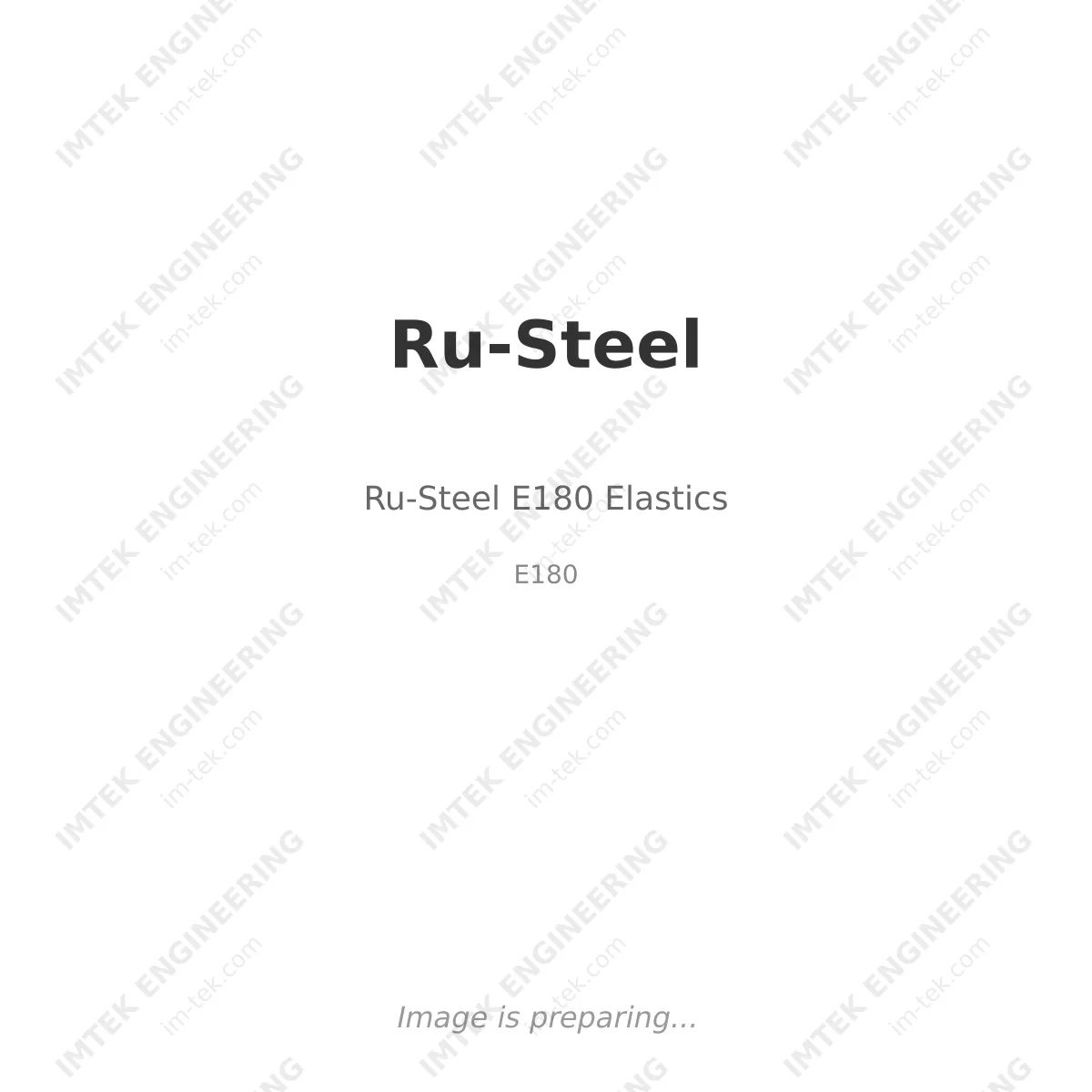 Ru-Steel E180  Elastics