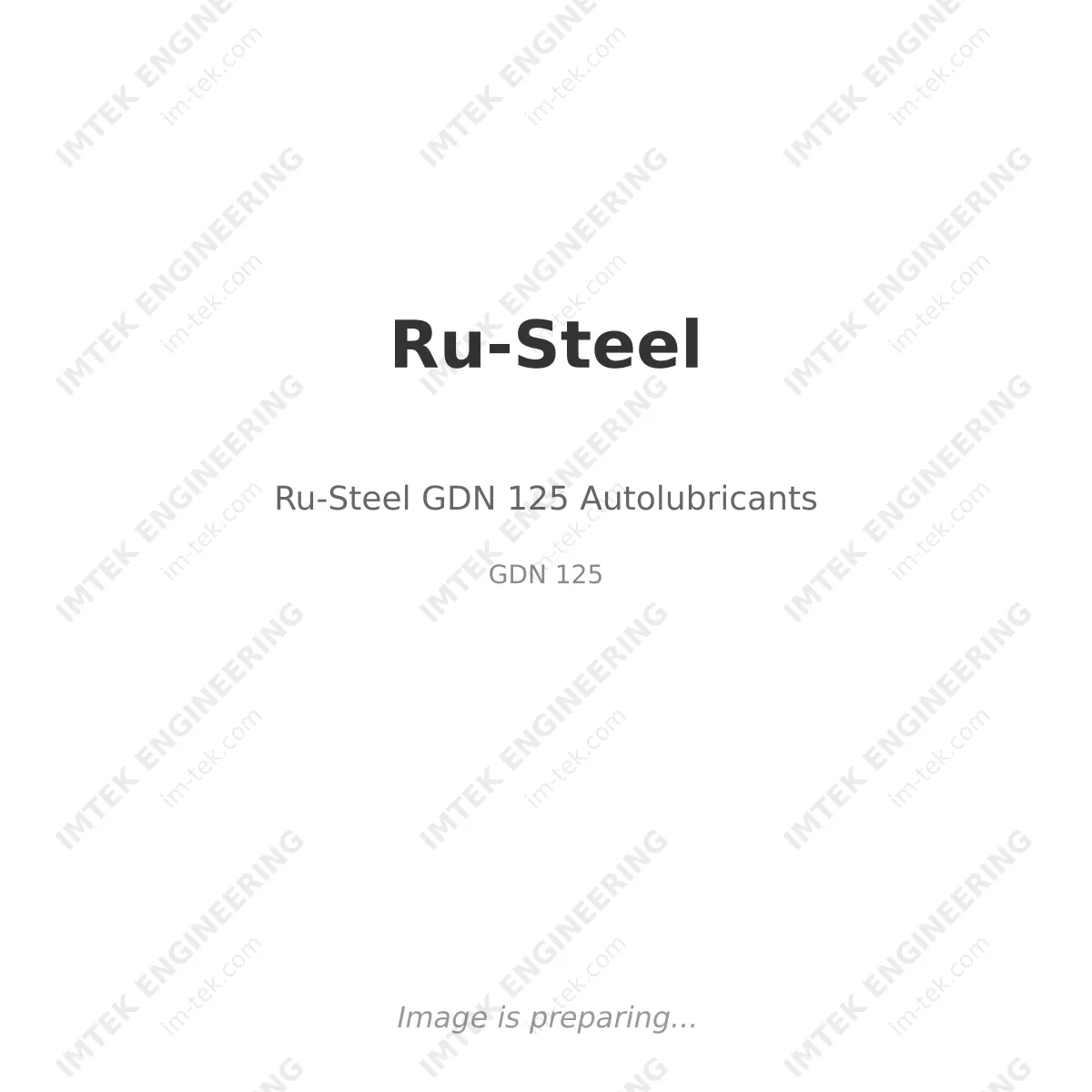 Ru-Steel GDN 125  Autolubricants