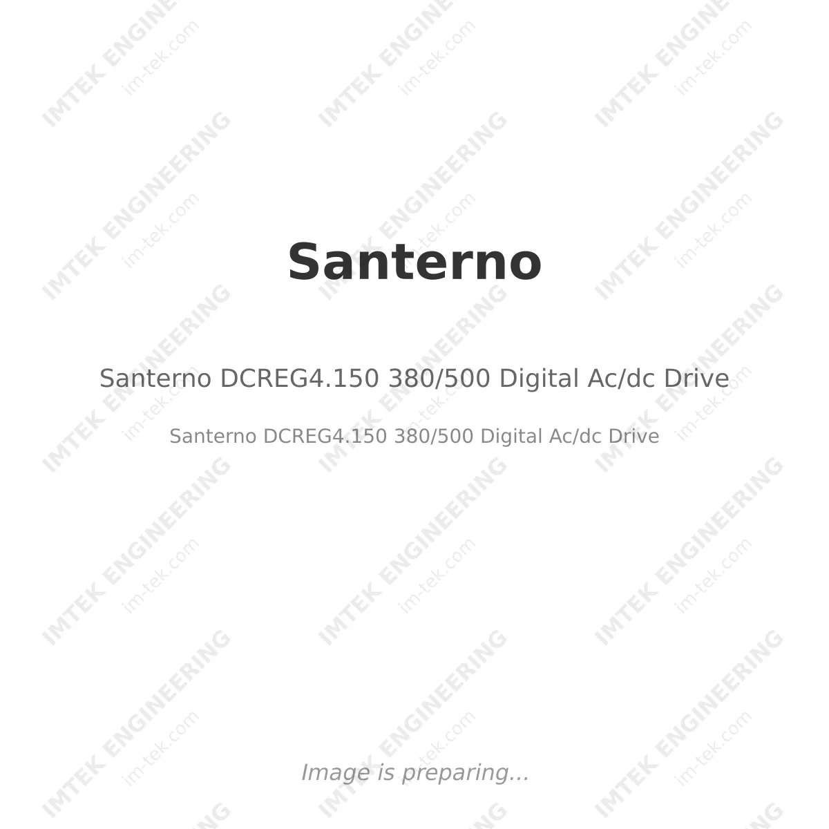 Santerno DCREG4.150 380/500 Digital Ac/dc Drive