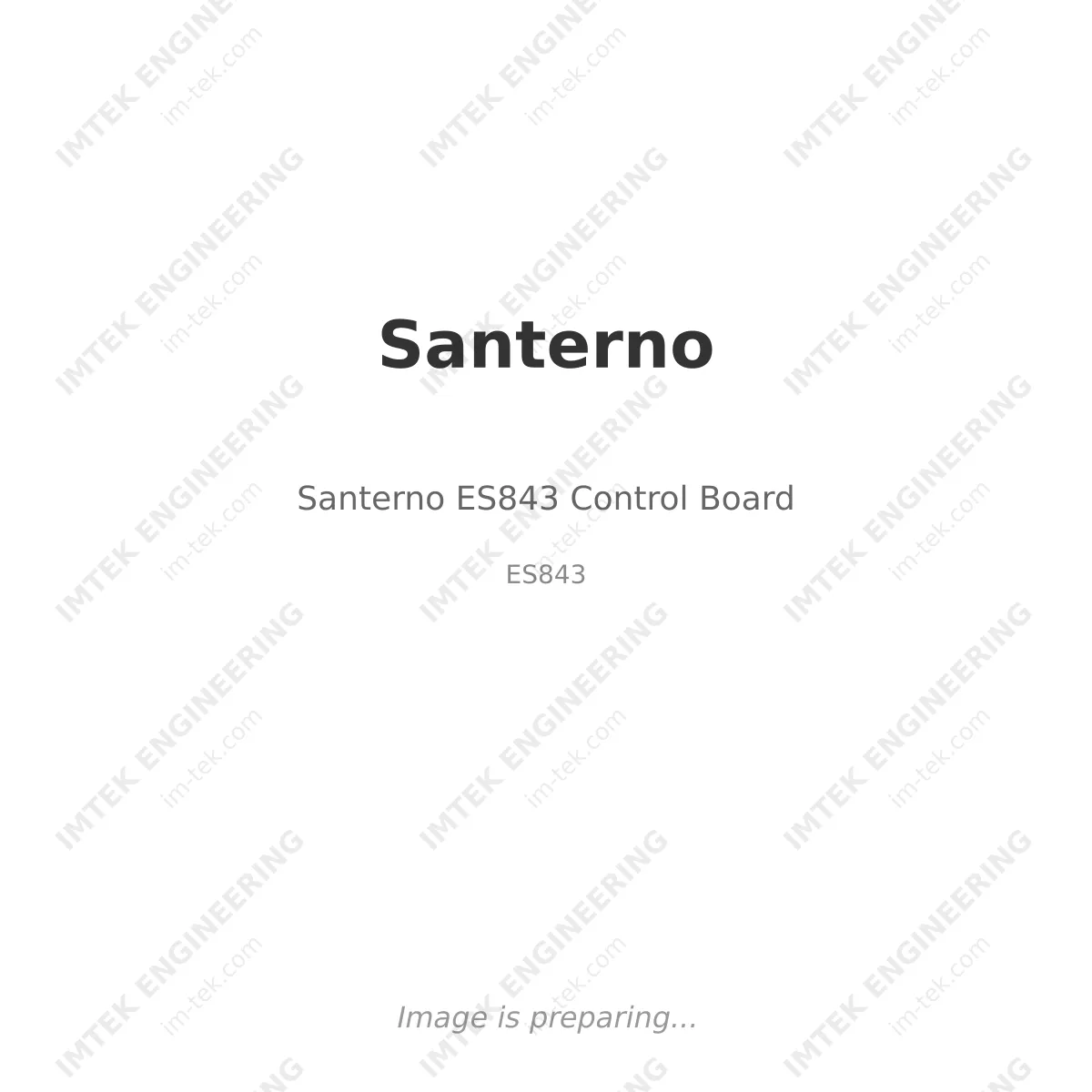 Santerno ES843 Control Board