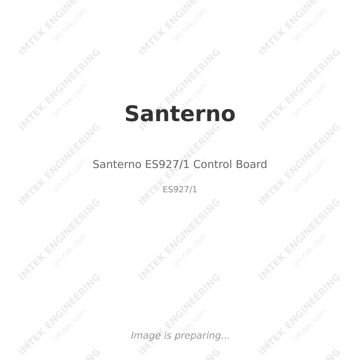 Santerno ES927/1 Control Board