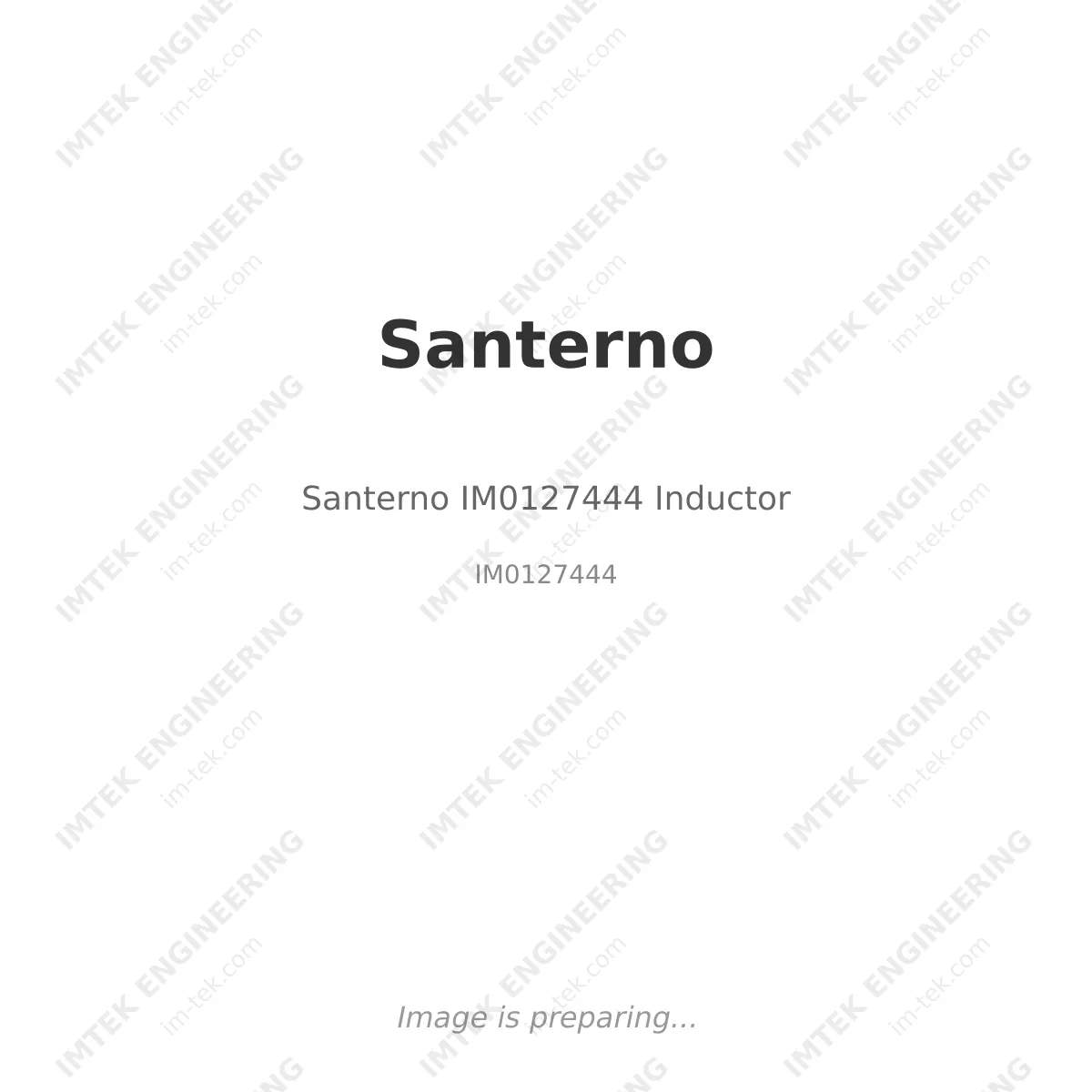 Santerno IM0127444 Inductor