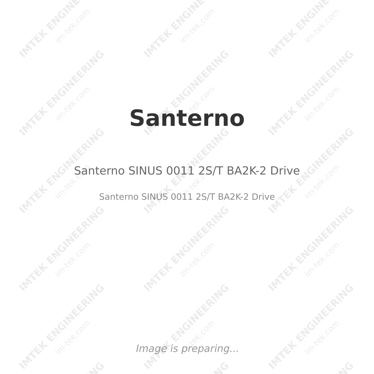 Santerno SINUS 0011 2S/T BA2K-2  Drive