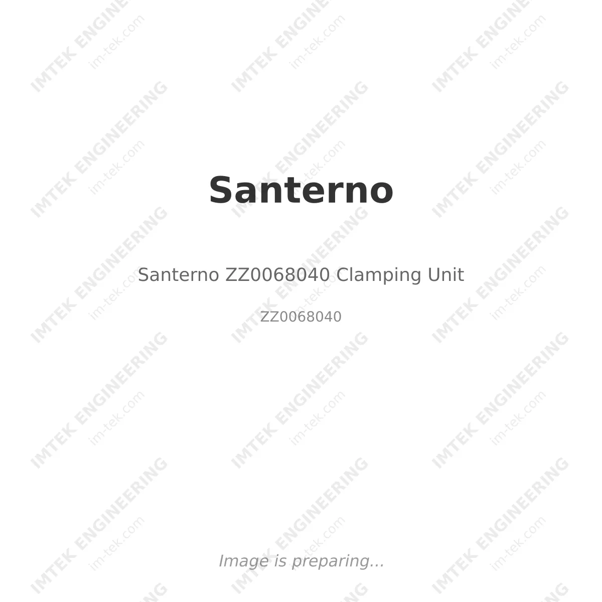 Santerno ZZ0068040 Clamping Unit