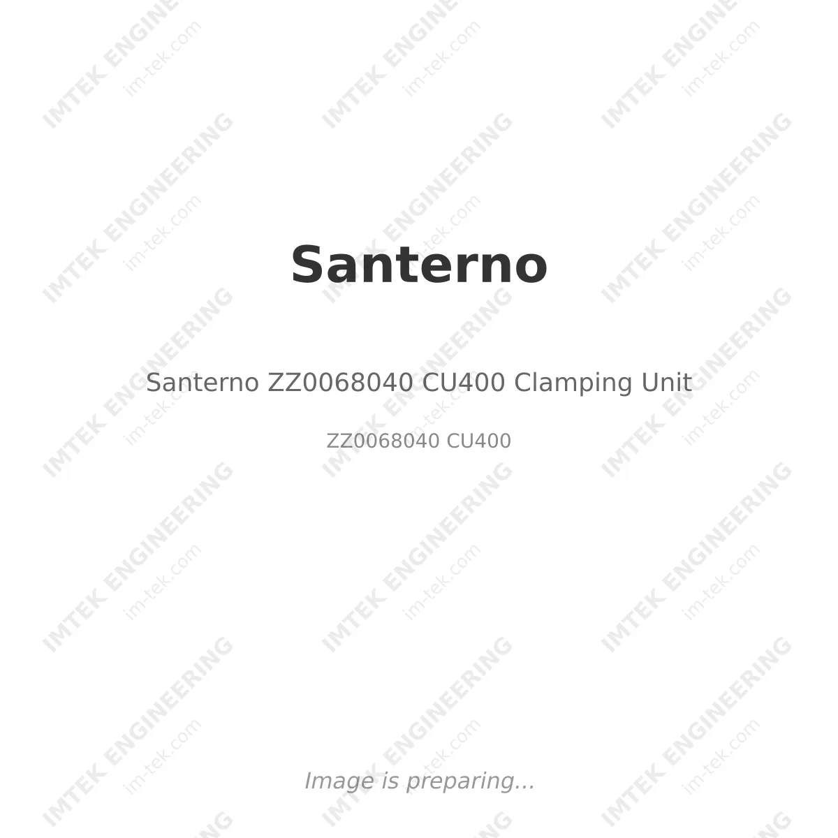 Santerno ZZ0068040 CU400 Clamping Unit