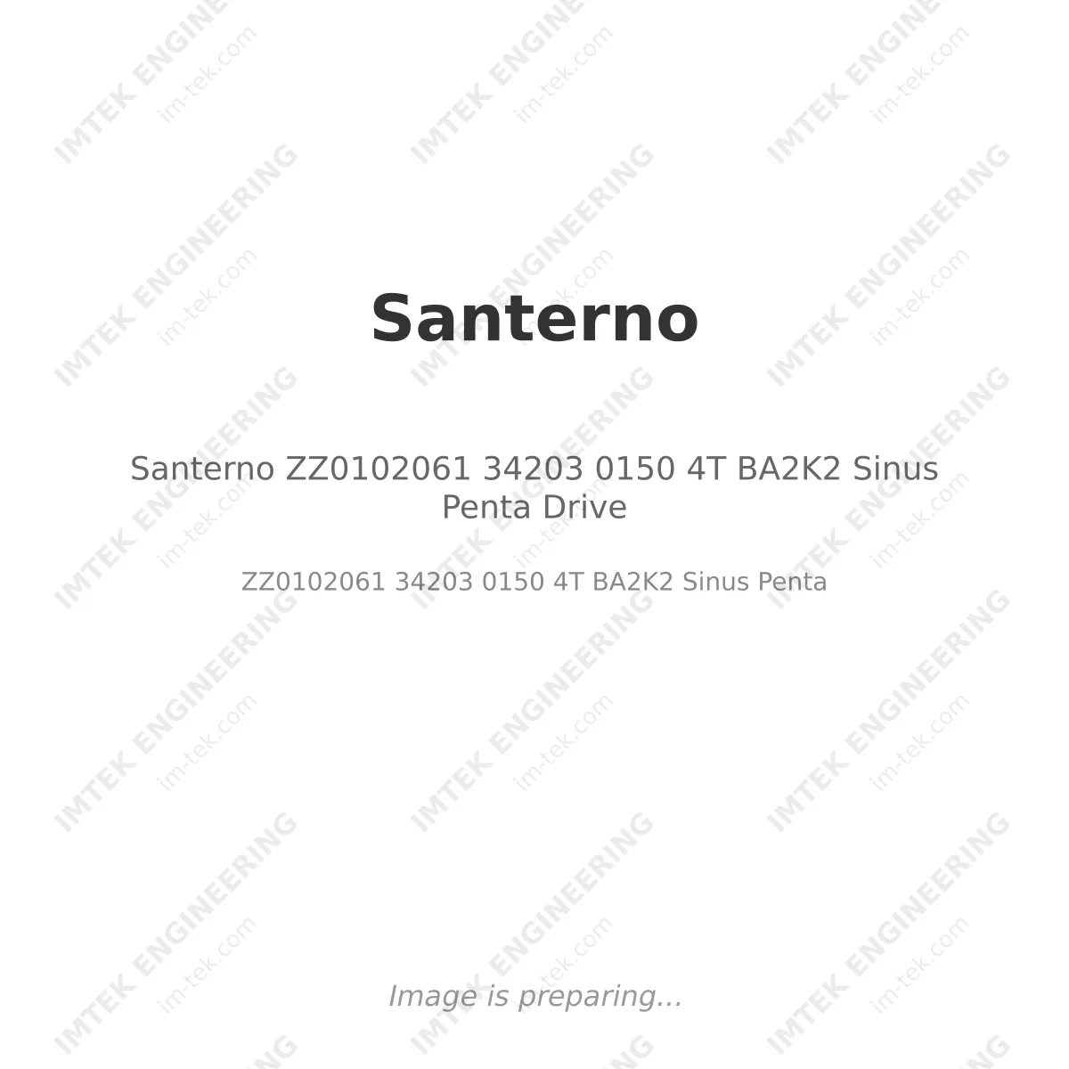 Santerno ZZ0102061 34203 0150 4T BA2K2 Sinus Penta Drive