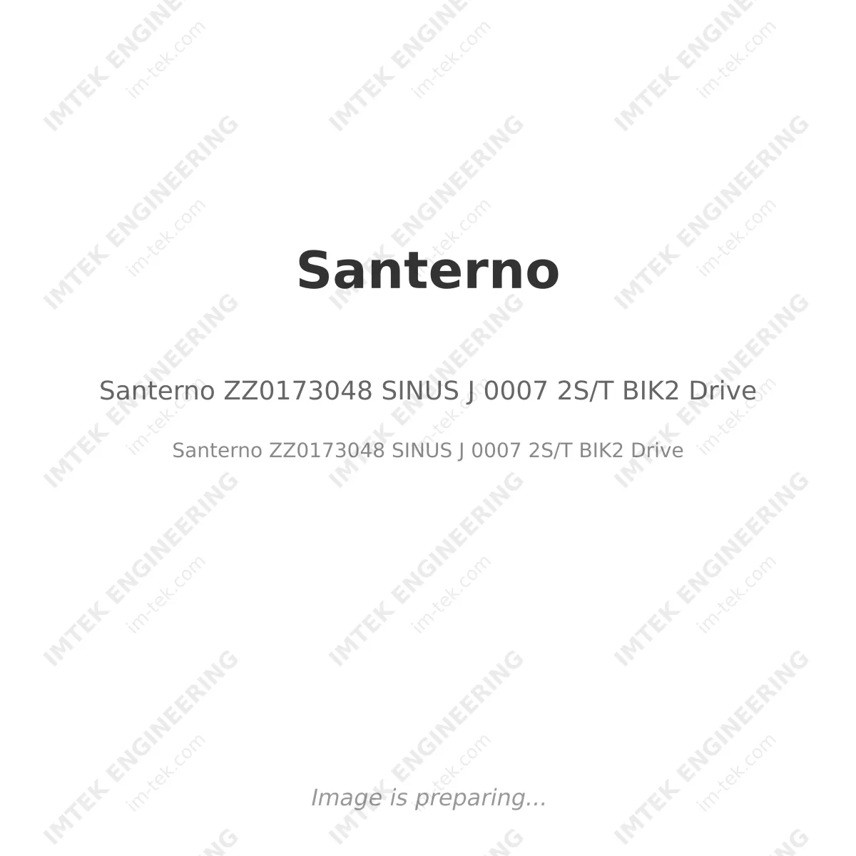 Santerno ZZ0173048  SINUS J 0007 2S/T BIK2 Drive