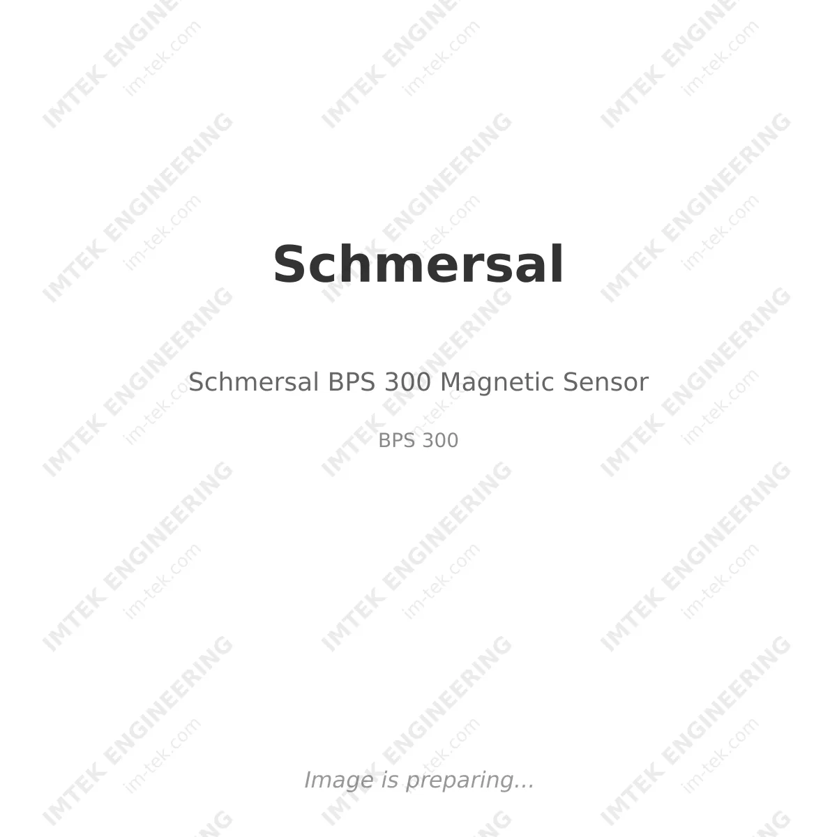 Schmersal BPS 300 Magnetic Sensor