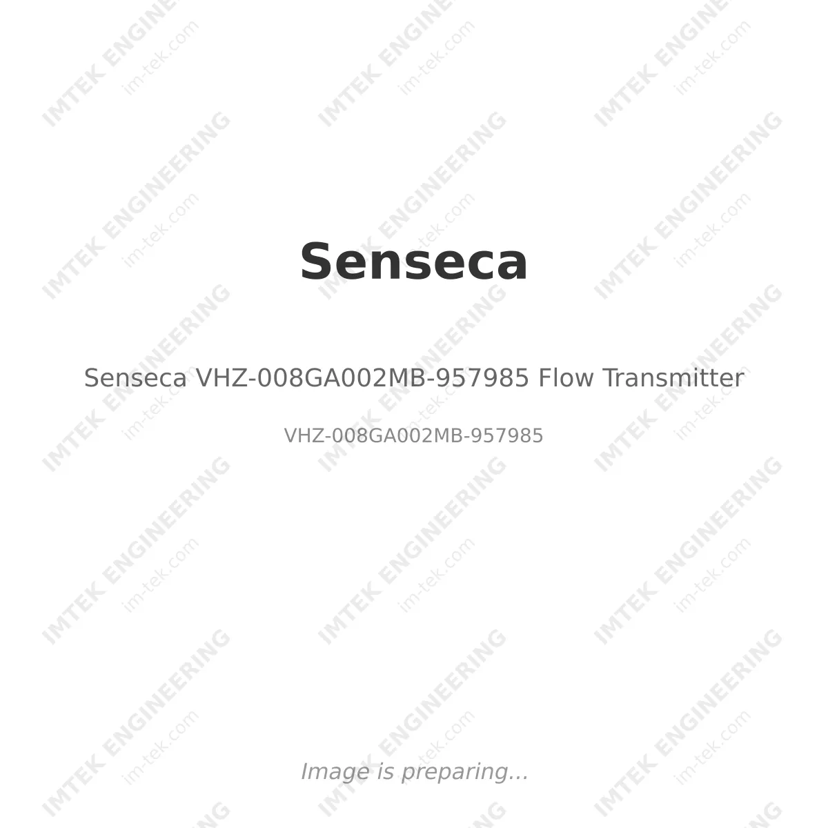 Senseca VHZ-008GA002MB-957985 Flow Transmitter