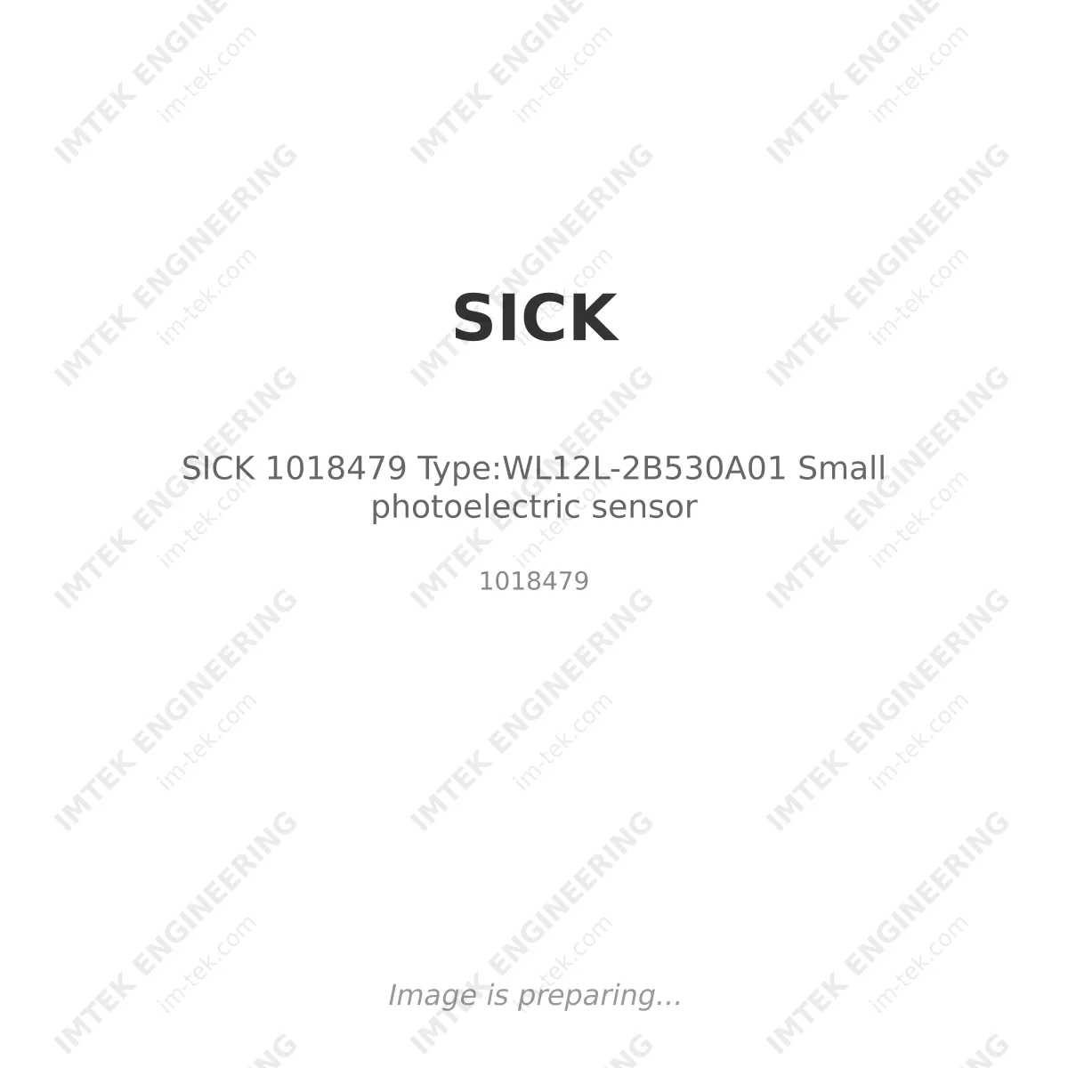 SICK SICK 1018479 Type:WL12L-2B530A01 Small photoelectric sensor - 1018479