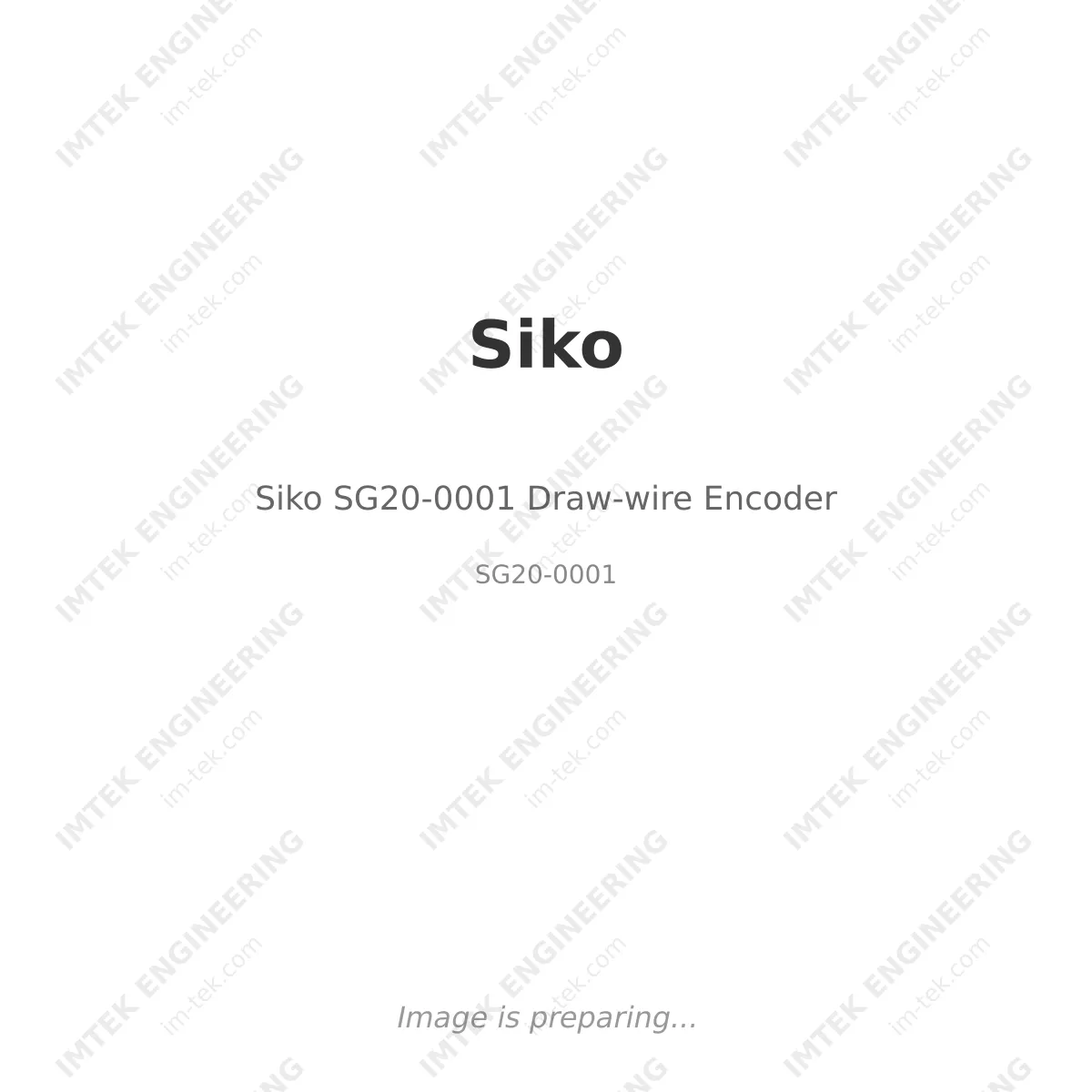 Siko SG20-0001 Draw-wire Encoder