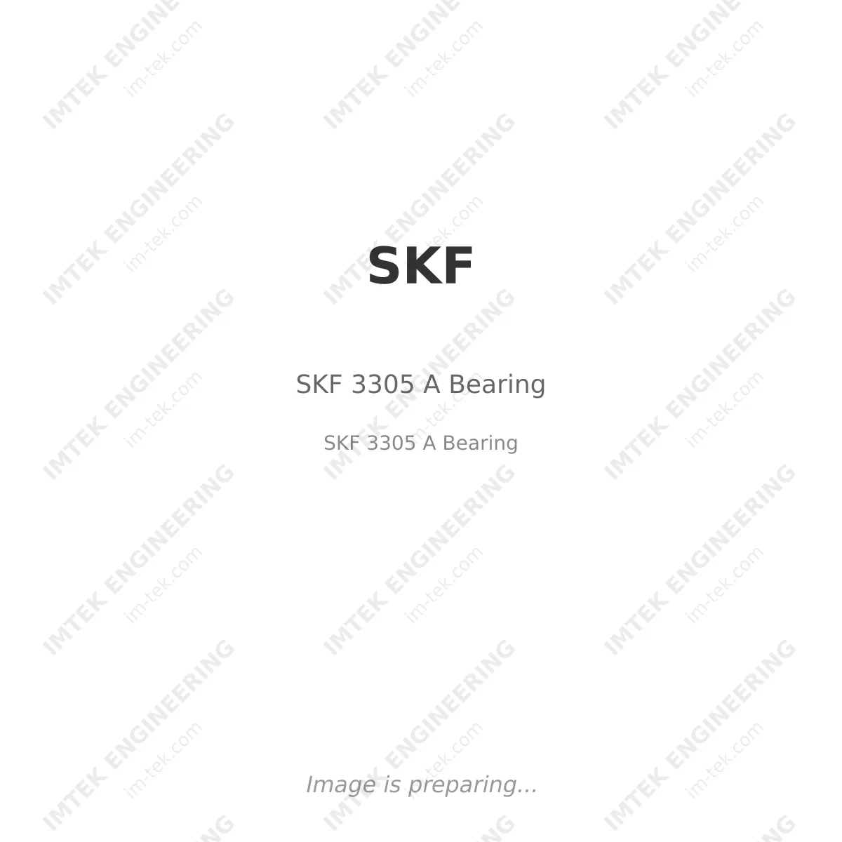 SKF 3305 A Bearing