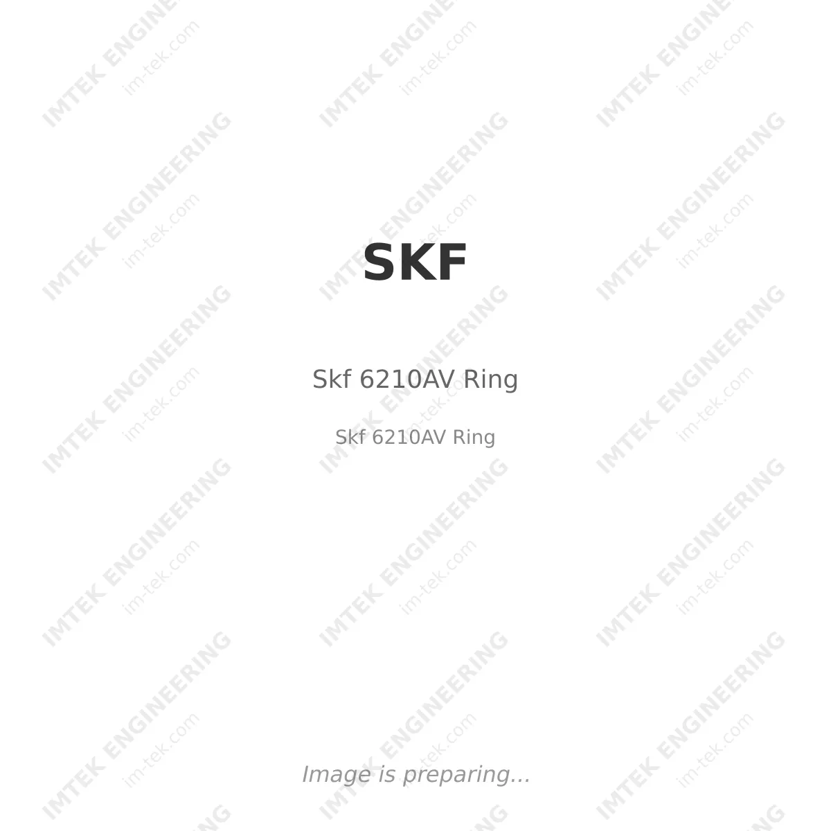 Skf 6210AV  Ring