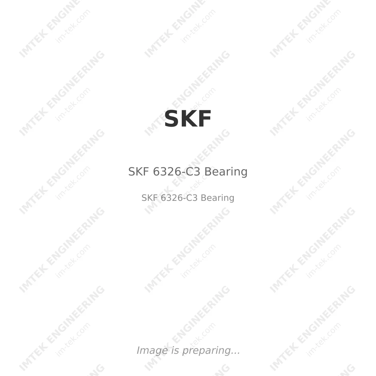 SKF 6326-C3 Bearing