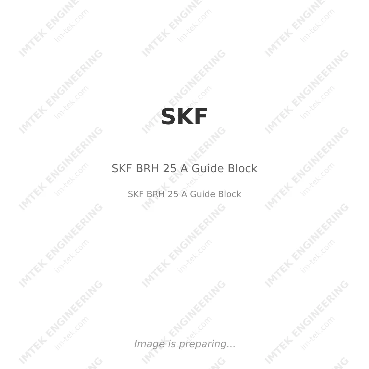 SKF BRH 25 A Guide Block