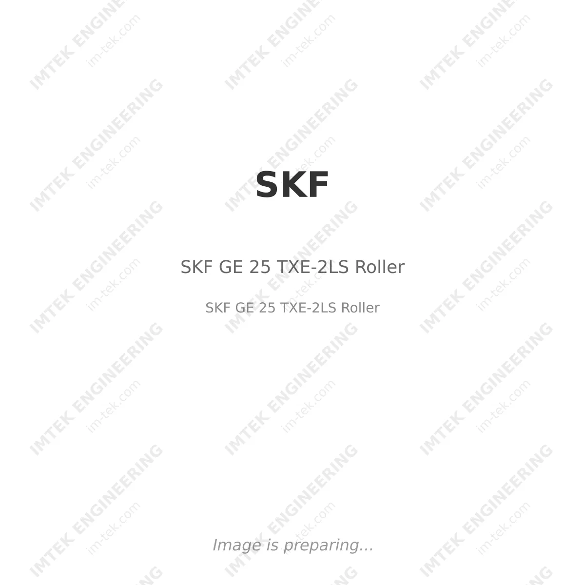 SKF GE 25 TXE-2LS Roller
