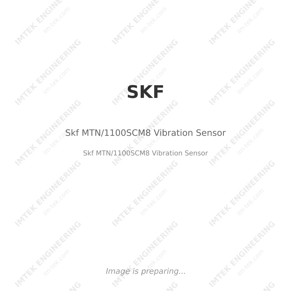Skf MTN/1100SCM8 Vibration Sensor