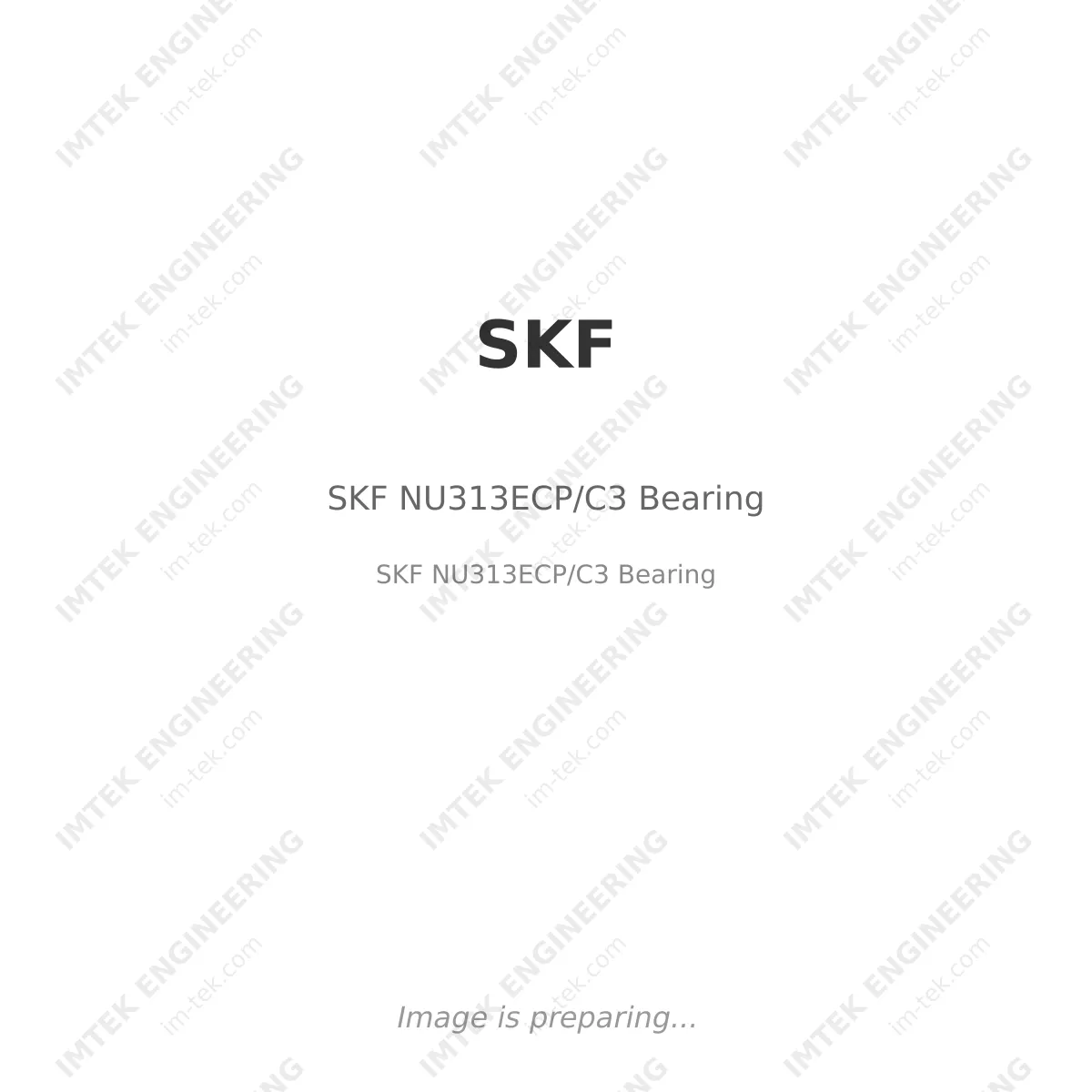 SKF NU313ECP/C3 Bearing