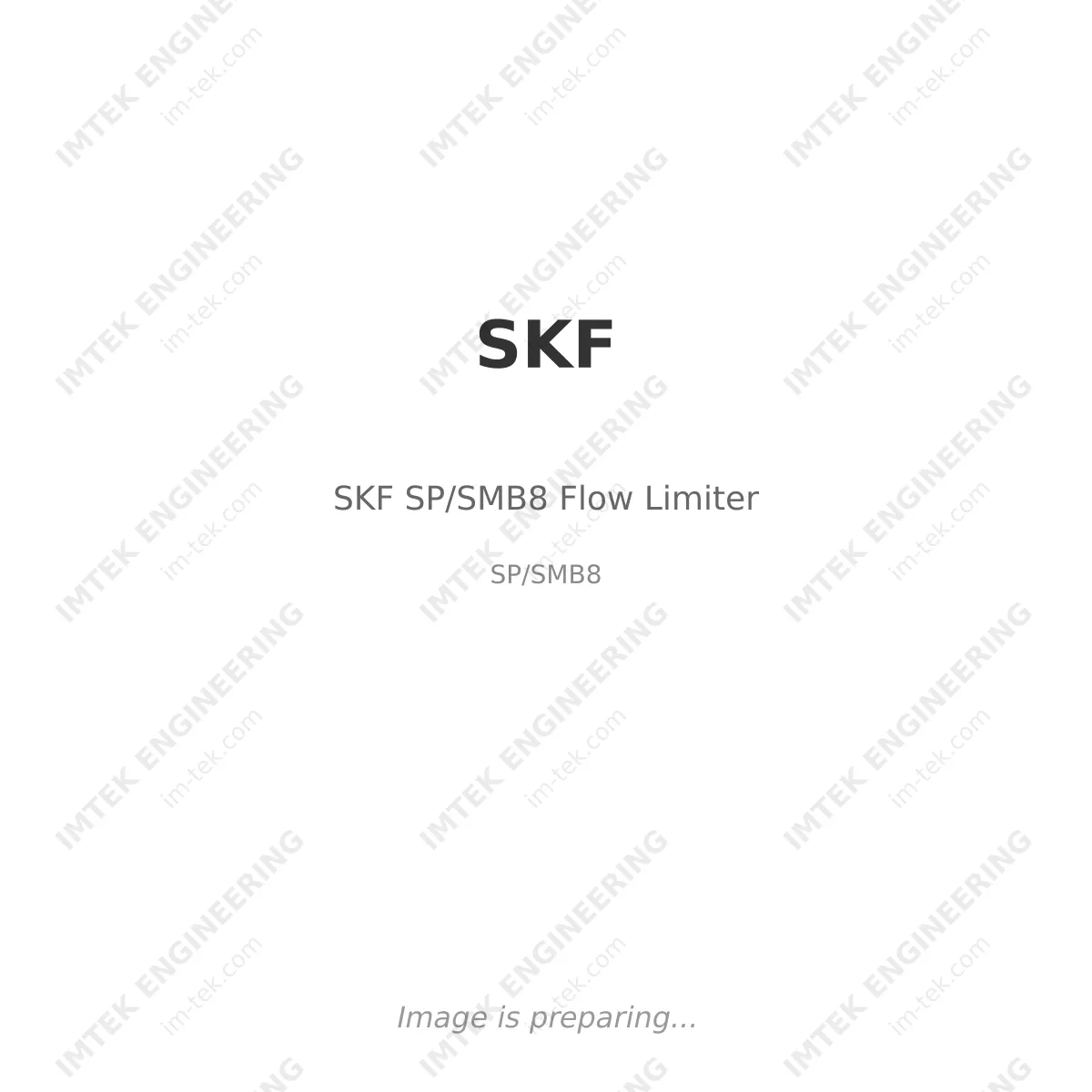 SKF SP/SMB8 Flow Limiter
