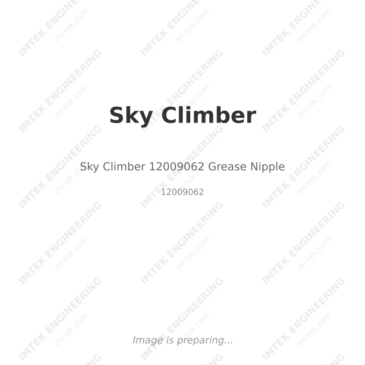 Sky Climber 12009062 Grease Nipple