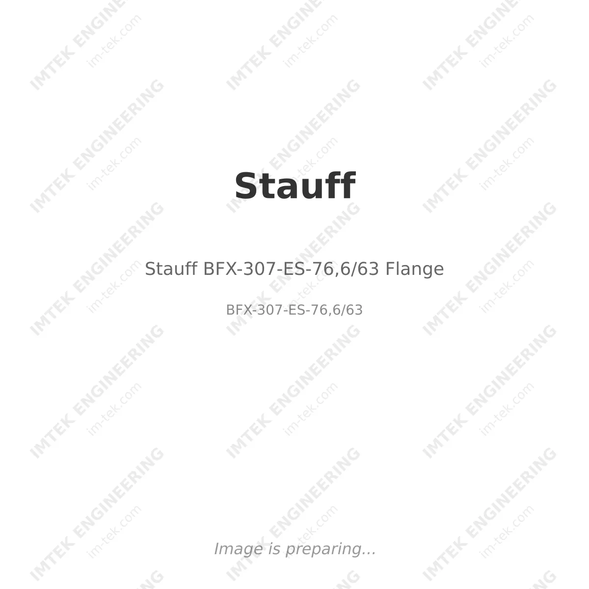 Stauff BFX-307-ES-76,6/63 Flange