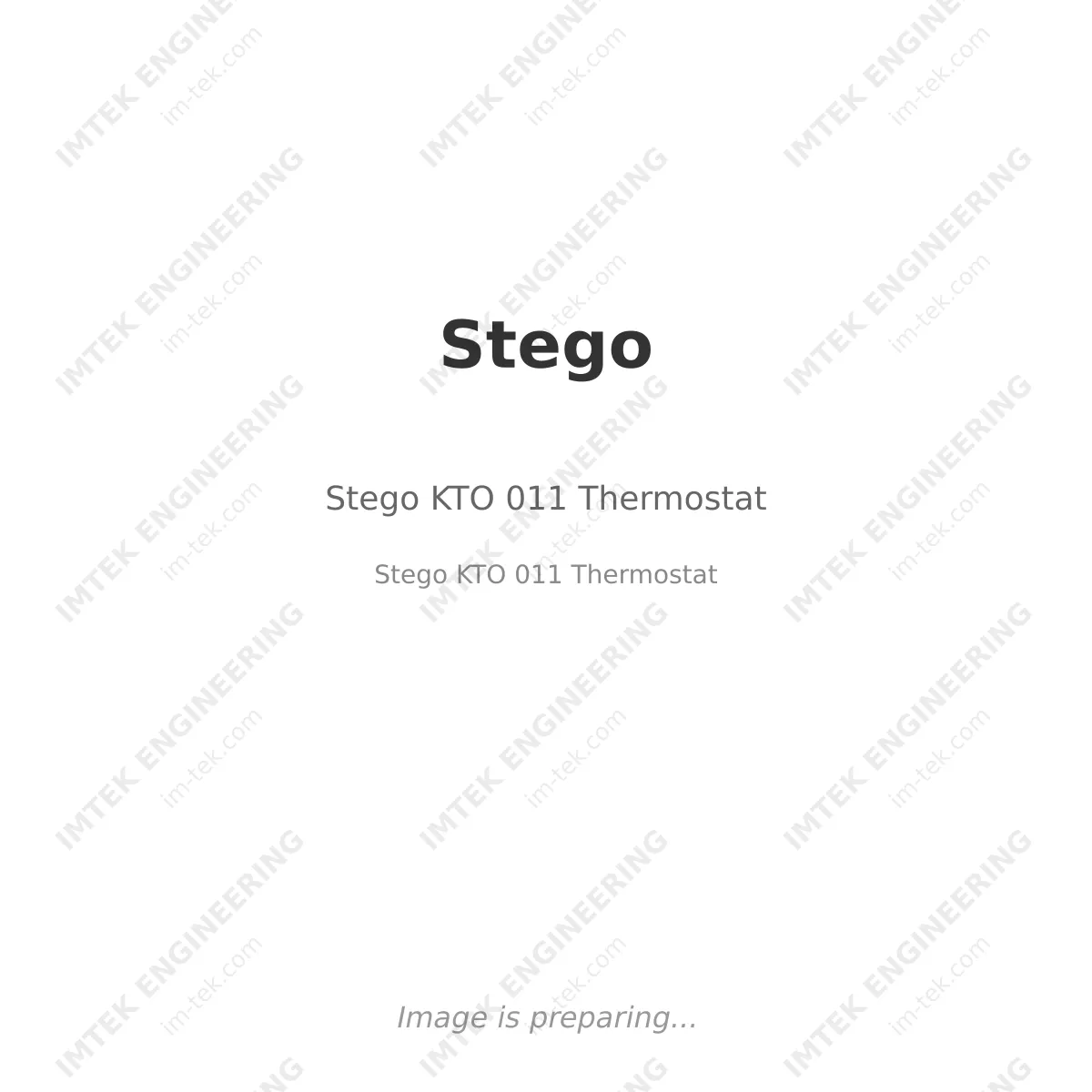 Stego KTO 011 Thermostat