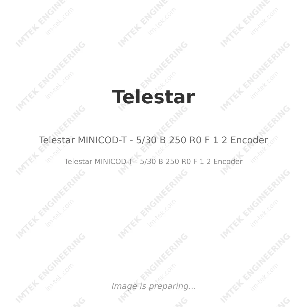 Telestar MINICOD-T - 5/30 B 250 R0 F 1 2 Encoder