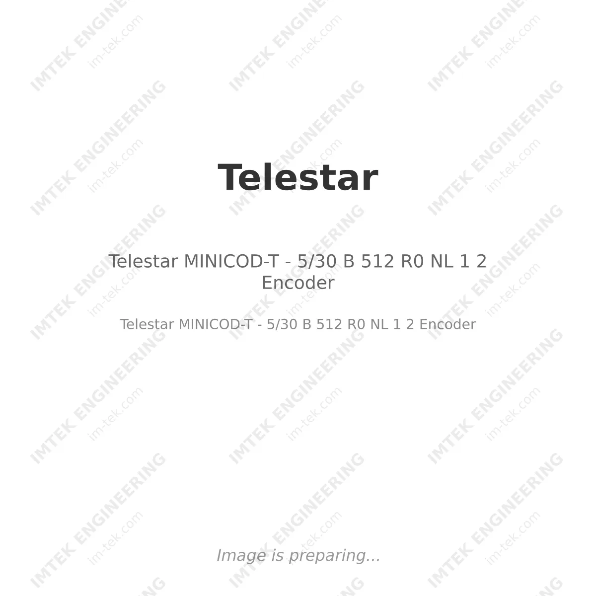 Telestar MINICOD-T - 5/30 B 512 R0 NL 1 2 Encoder