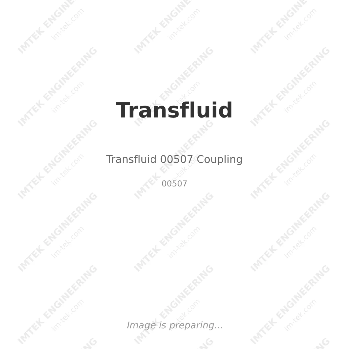 Transfluid 00507 Coupling