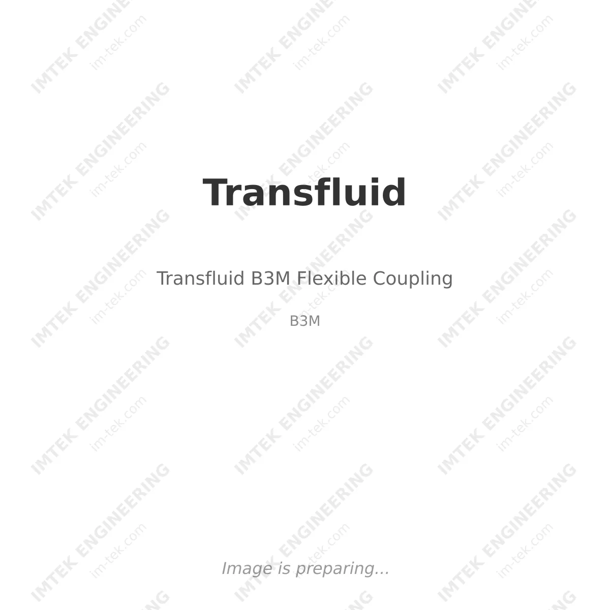 Transfluid Transfluid B3M Flexible Coupling - B3M
