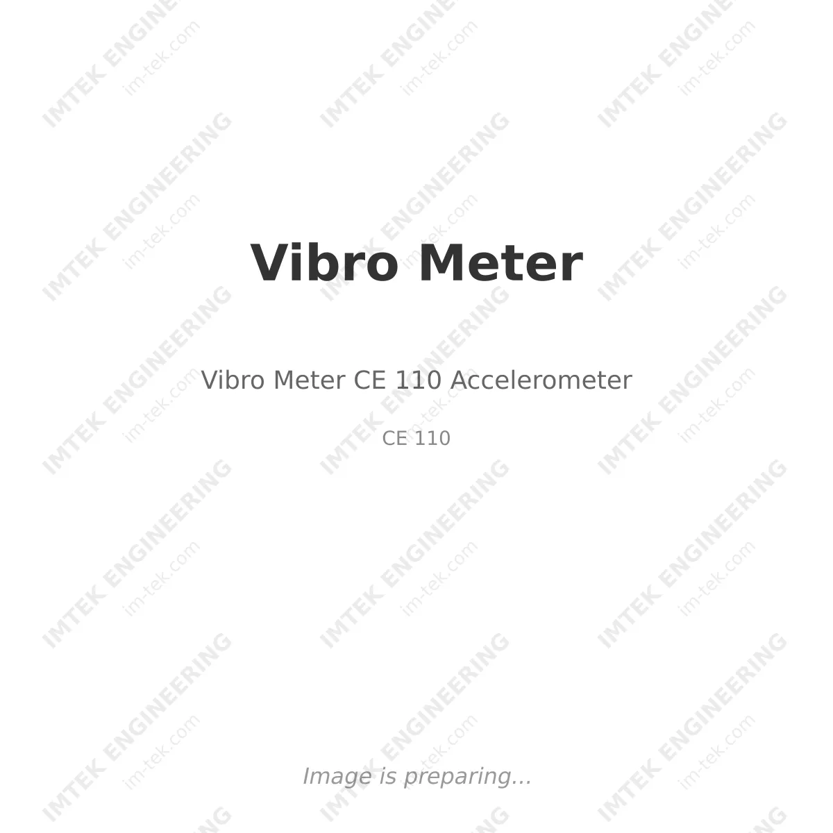 Vibro Meter CE 110 Accelerometer