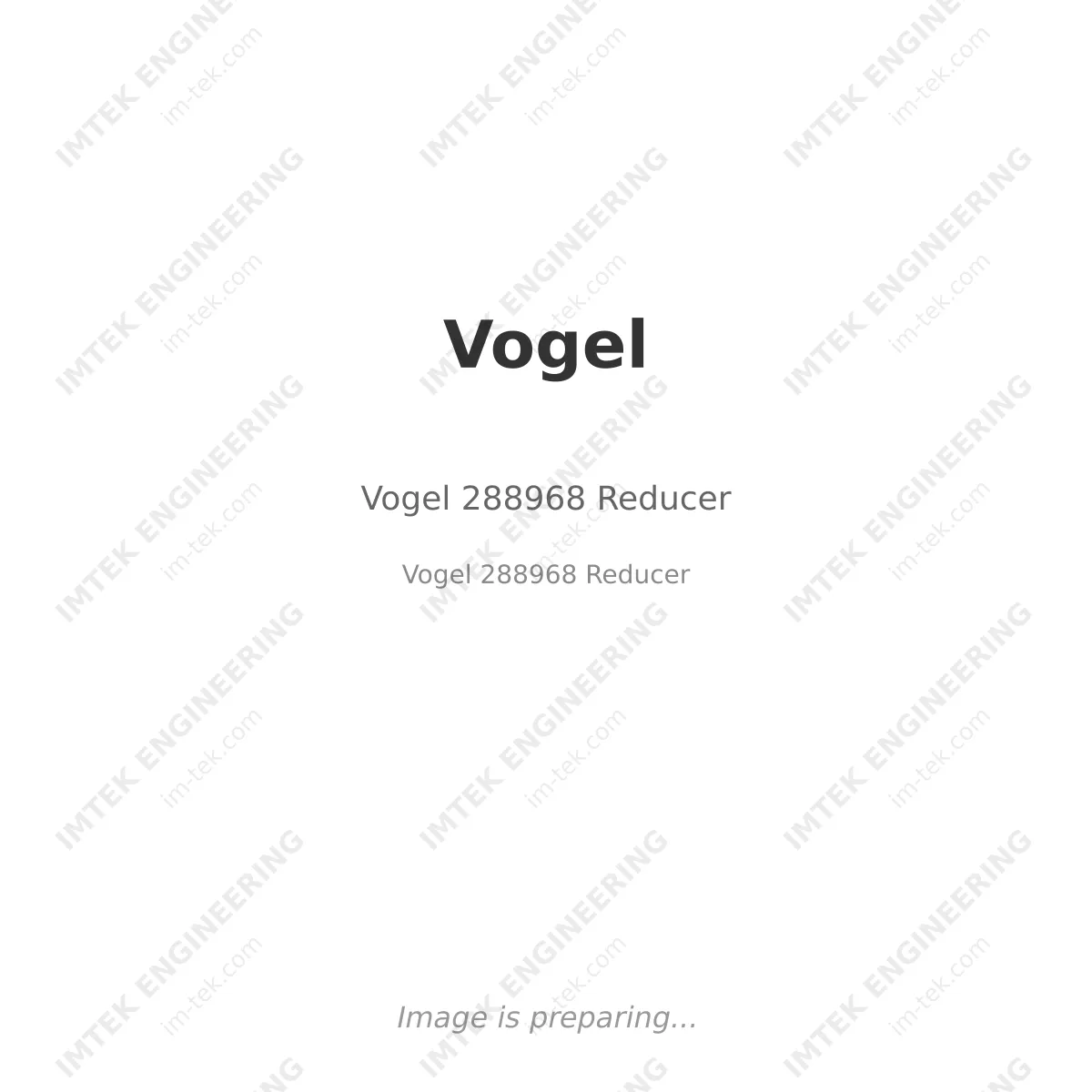 Vogel 288968 Reducer