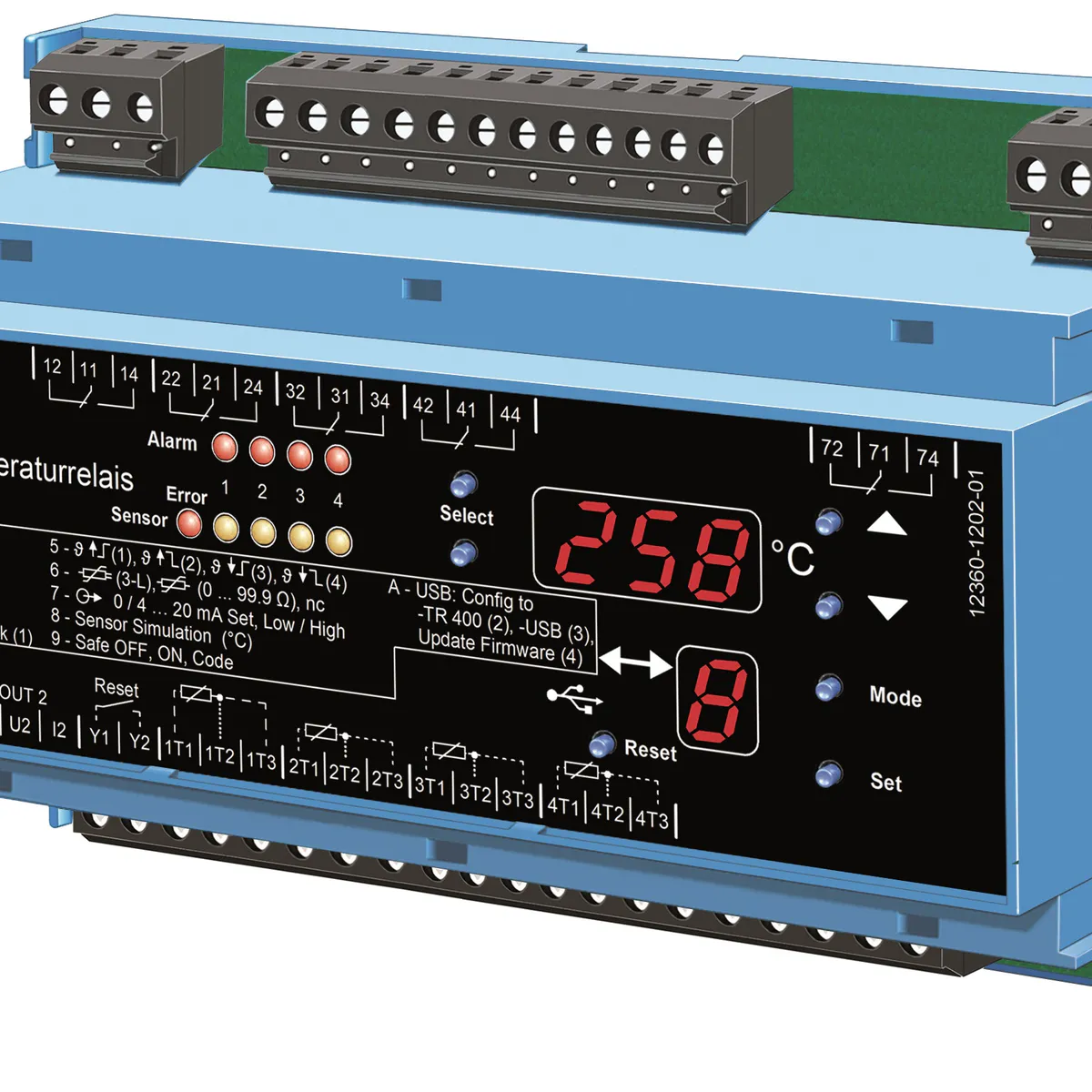 Ziehl P/N : T224380 Temperature Relay