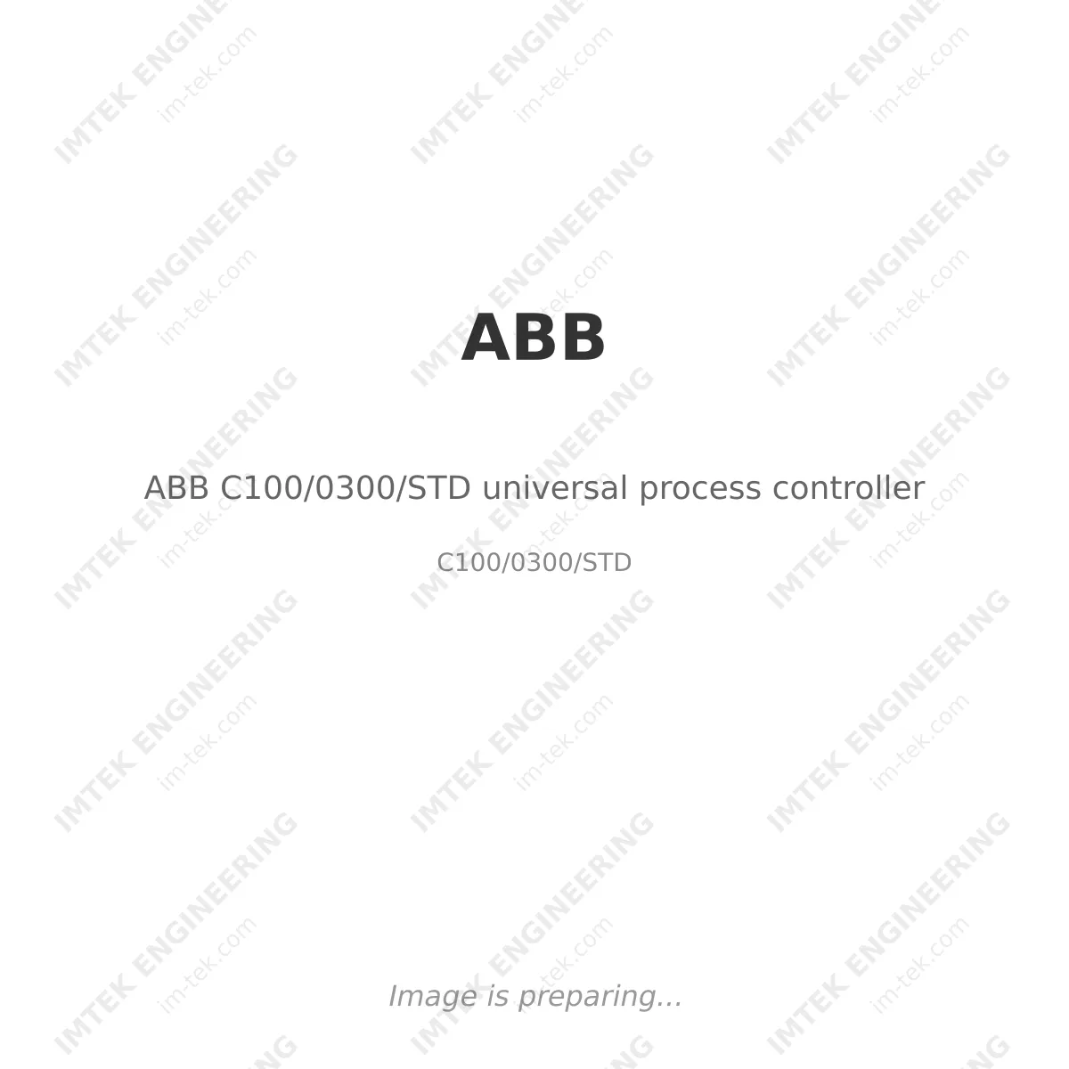 ABB ABB C100/0300/STD universal process controller - C100/0300/STD