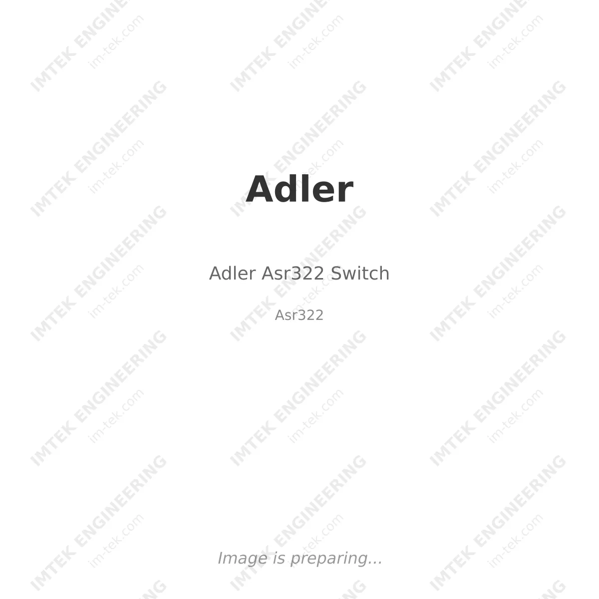 Adler Adler Asr322 Switch - Asr322