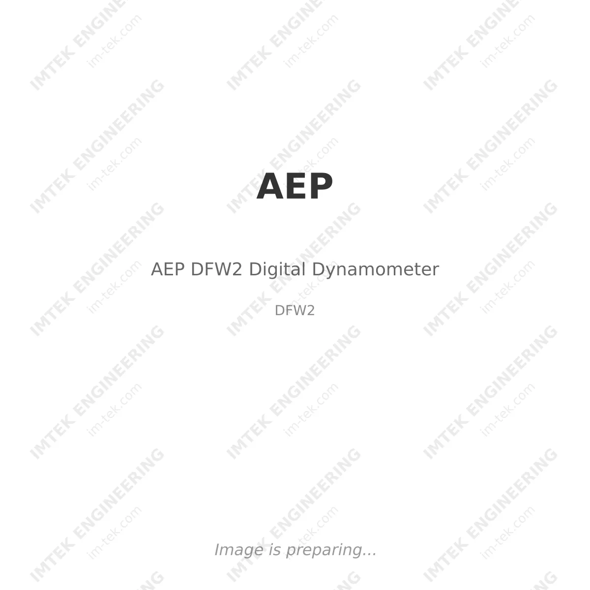 AEP AEP DFW2 Digital Dynamometer - DFW2