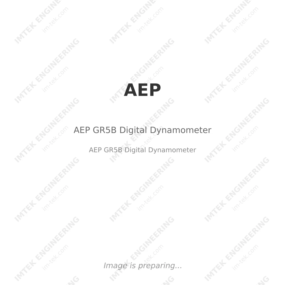 AEP AEP GR5B Digital Dynamometer - AEP GR5B Digital Dynamometer