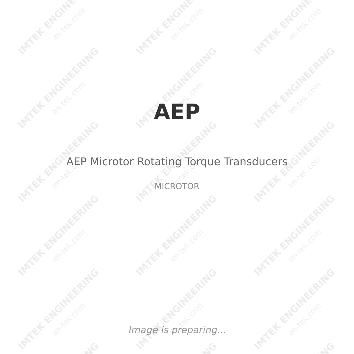 AEP AEP Microtor Rotating Torque Transducers - MICROTOR