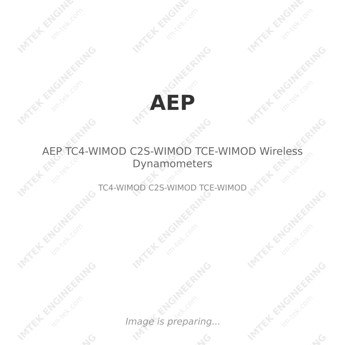 AEP AEP TC4-WIMOD C2S-WIMOD TCE-WIMOD Wireless Dynamometers - TC4-WIMOD C2S-WIMOD TCE-WIMOD