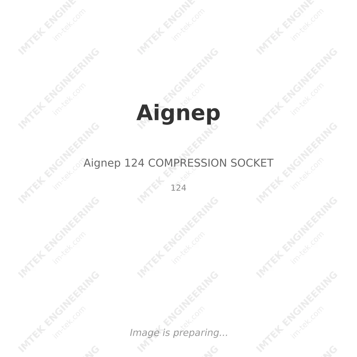 Aignep Aignep 124 COMPRESSION SOCKET - 124