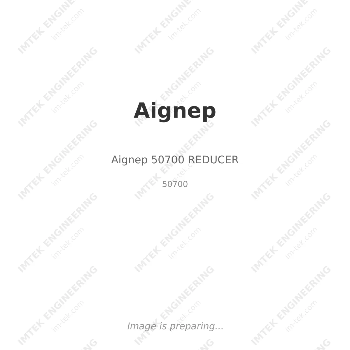 Aignep Aignep 50700 REDUCER - 50700